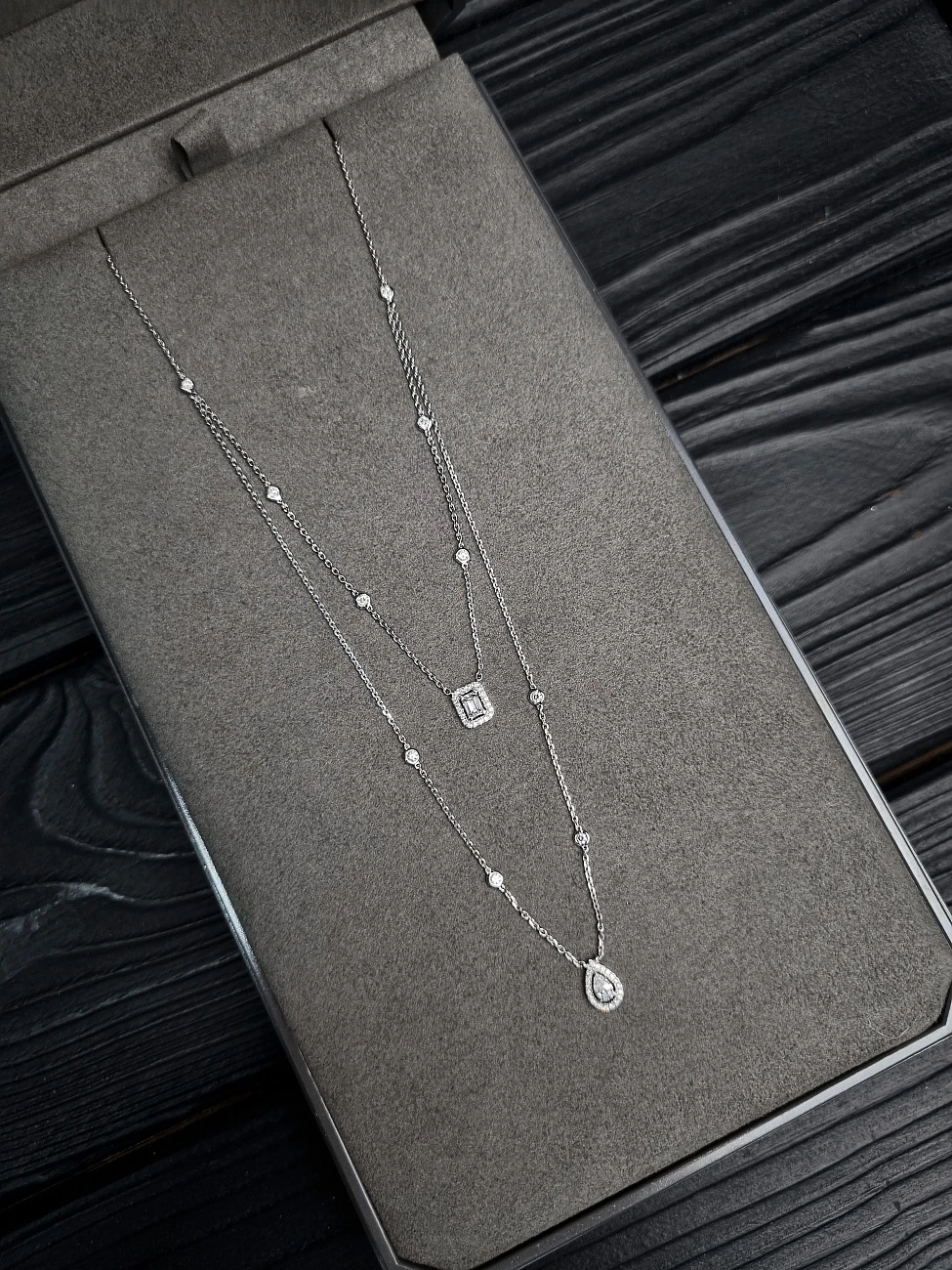 Украшение Messika  Колье My Twin 2 Rows  My Twin 2 rows diamond necklace 6506 