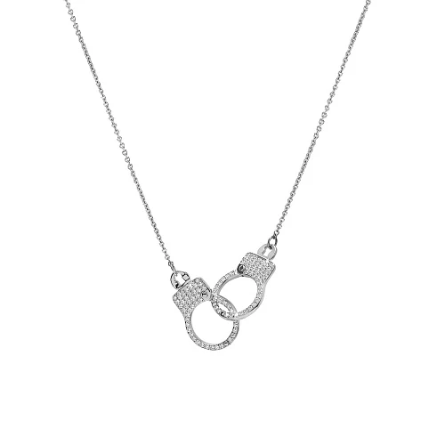 Украшение Jacob & Co  Love Lockdown Interlocking Diamond Necklace  92457630 