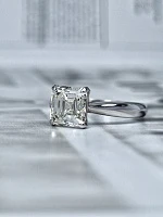 Украшение GIA  Кольцо с бриллиантом 2,01 ct. L/VS2 (Asscher)   