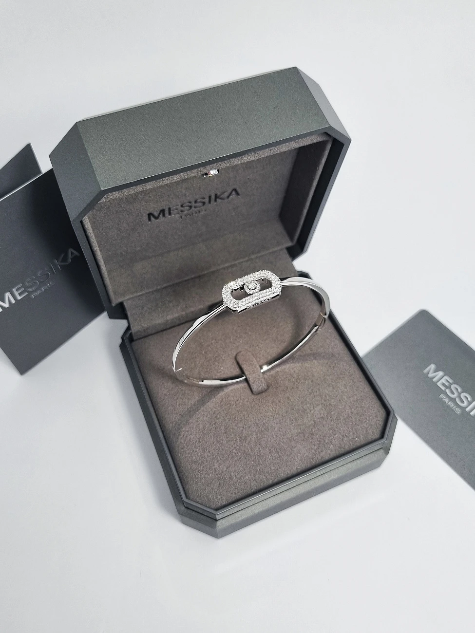 Украшение Messika  So Move Pavé Bangle  13428-WG 