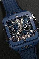 Часы Hublot  Square Bang Unico Blue Ceramic  821.EX.5170.RX