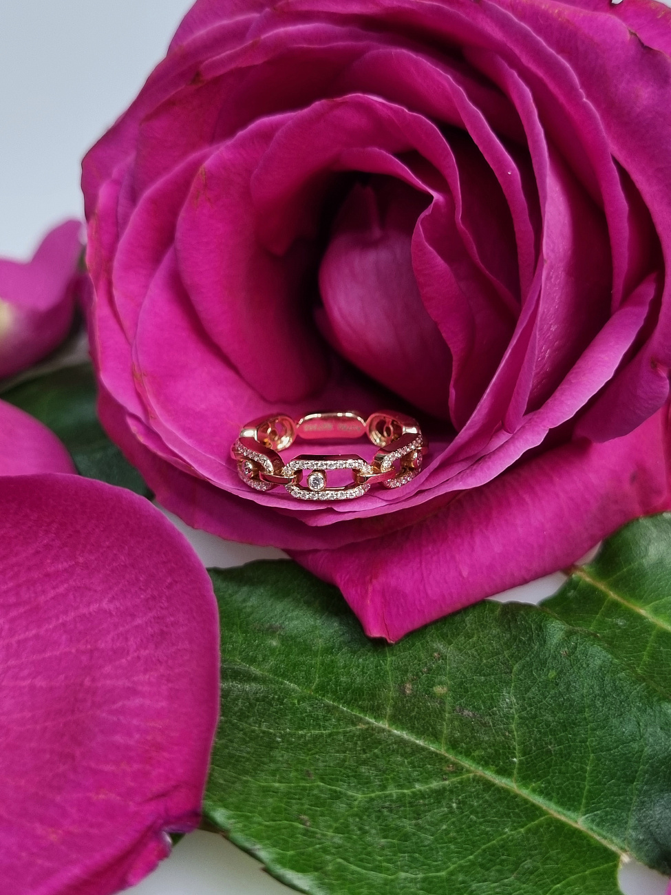 Украшение MESSIKA  Кольцо Move Uno Multi Pavée  12012-PG 