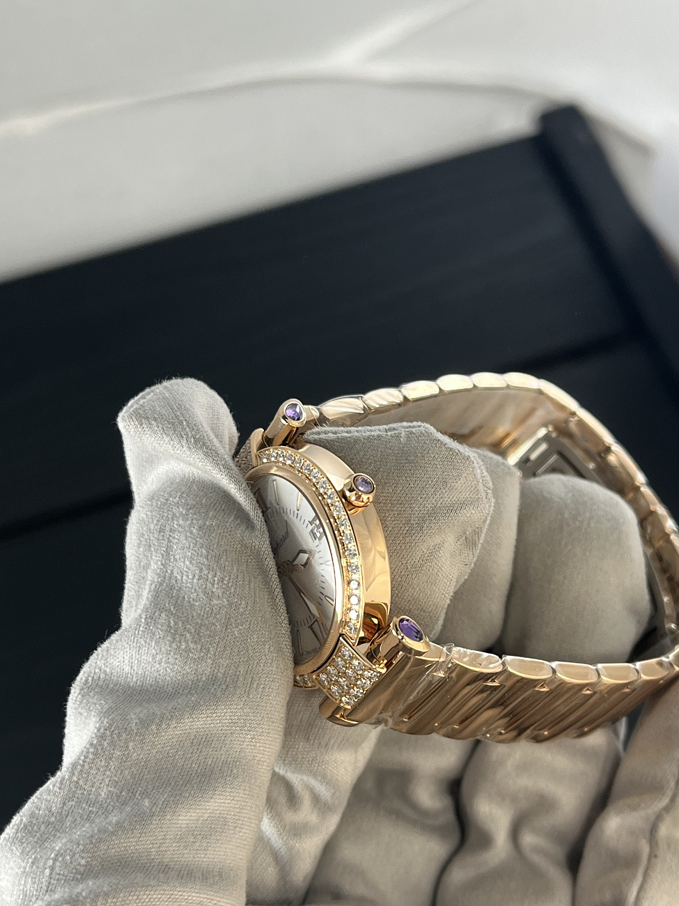 Часы Chopard  Imperiale Hour-Minute 28 Mm Rose Gold  384238-5004