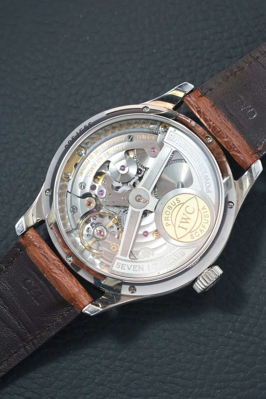 Часы Iwc  Portugieser Perpetual Calendar 5023 White Gold / Ardoise  IW502303