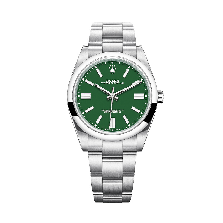 Часы Rolex  Oyster Perpetual 41 Mm Green Dial New Model  134300