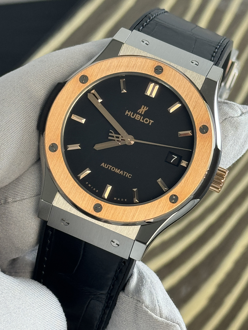 Часы Hublot  Classic Fusion Titanium King Gold 45Mm  511.NO.1181.LR