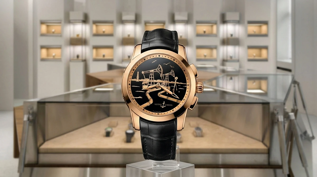 Акустический инжиниринг и автоматоны: Ulysse Nardin Classico Hour Striker Oil Pump