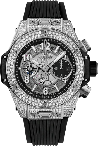 Заказать Hublot  Big Bang Unico Titanium Pave  421.NX.1170.RX.1704