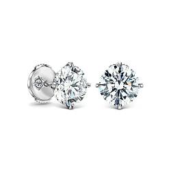 GIA Серьги 2,00/2,01 ct. F/VS1 "Round"