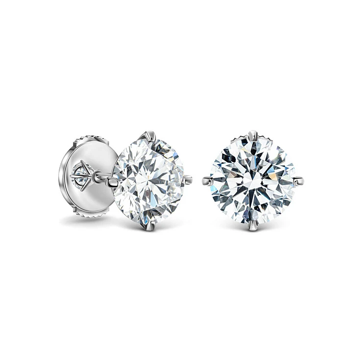 Украшение GIA  Серьги 2,00/2,01 ct. F/VS1 "Round"   