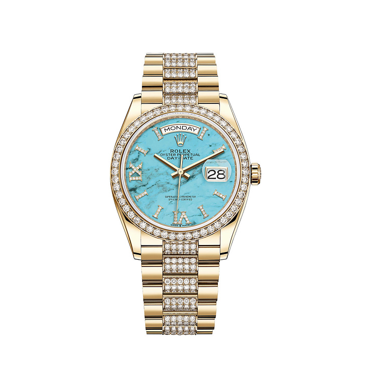 Часы Rolex  Day-Date 36 President Turquoise  128348rbr-0038