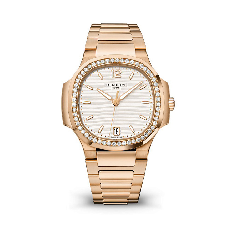 Часы Patek Philippe  Nautilus Rose Gold Diamonds  7118/1200R-001