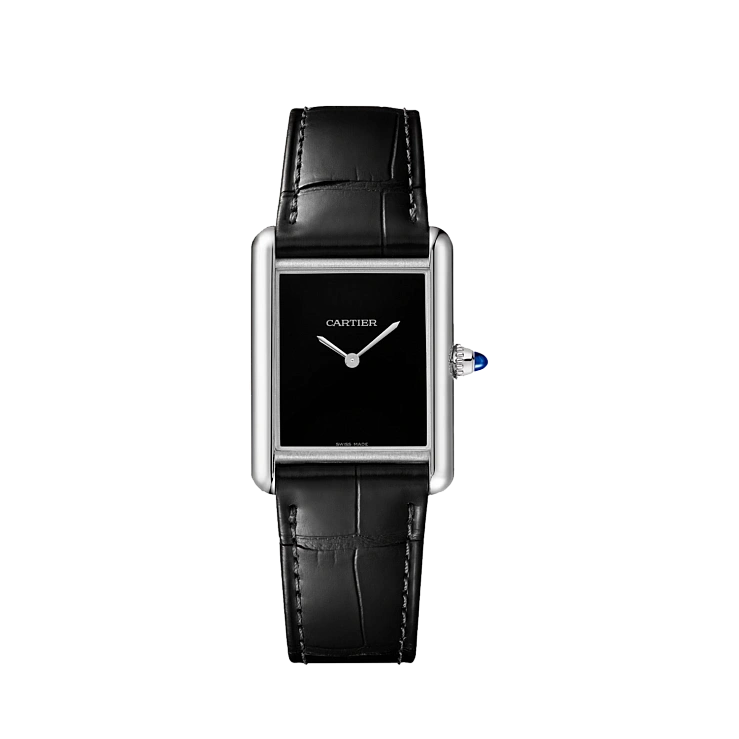 Часы Cartier  Tank Must De Cartier Black Large  WSTA0108