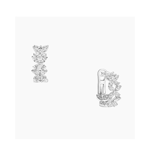 Украшение Graff  Classic Butterfly Diamond Petite Hoop Earrings  RGE1982 