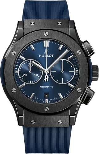 Заказать Hublot  Classic Fusion Ceramic Blue Chronograph 45 Mm  521.CM.7170.RX