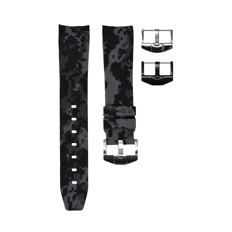 Часовой ремешок Rolex  Ремешок Для Часов Graphite Digi Camo 40Mm Strap  