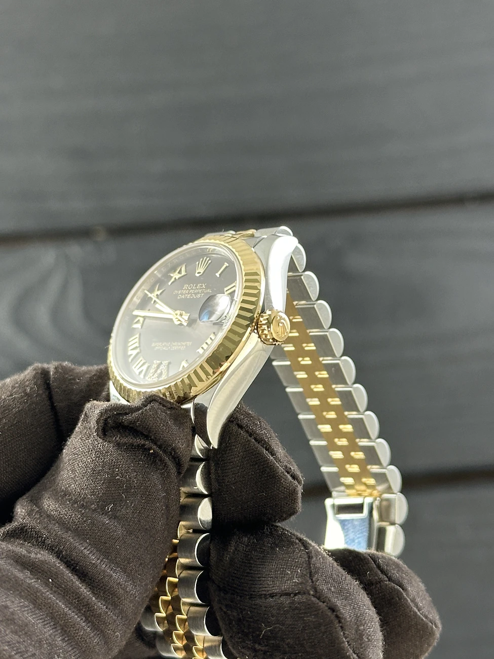 Часы Rolex  Steel And Yellow Gold Grey Dial  278273