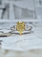Украшение GIA  Кольцо с бриллиантом 2,18 ct. W to X/Internally Flawless   