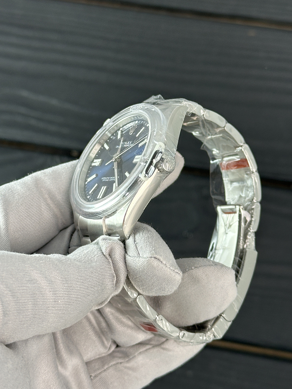 Часы Rolex  Oyster Perpetual 41Mm Blue Dial  124300-0003