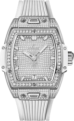 Hublot Shaped Spirit Of Big Bang Titanium White Full Pave