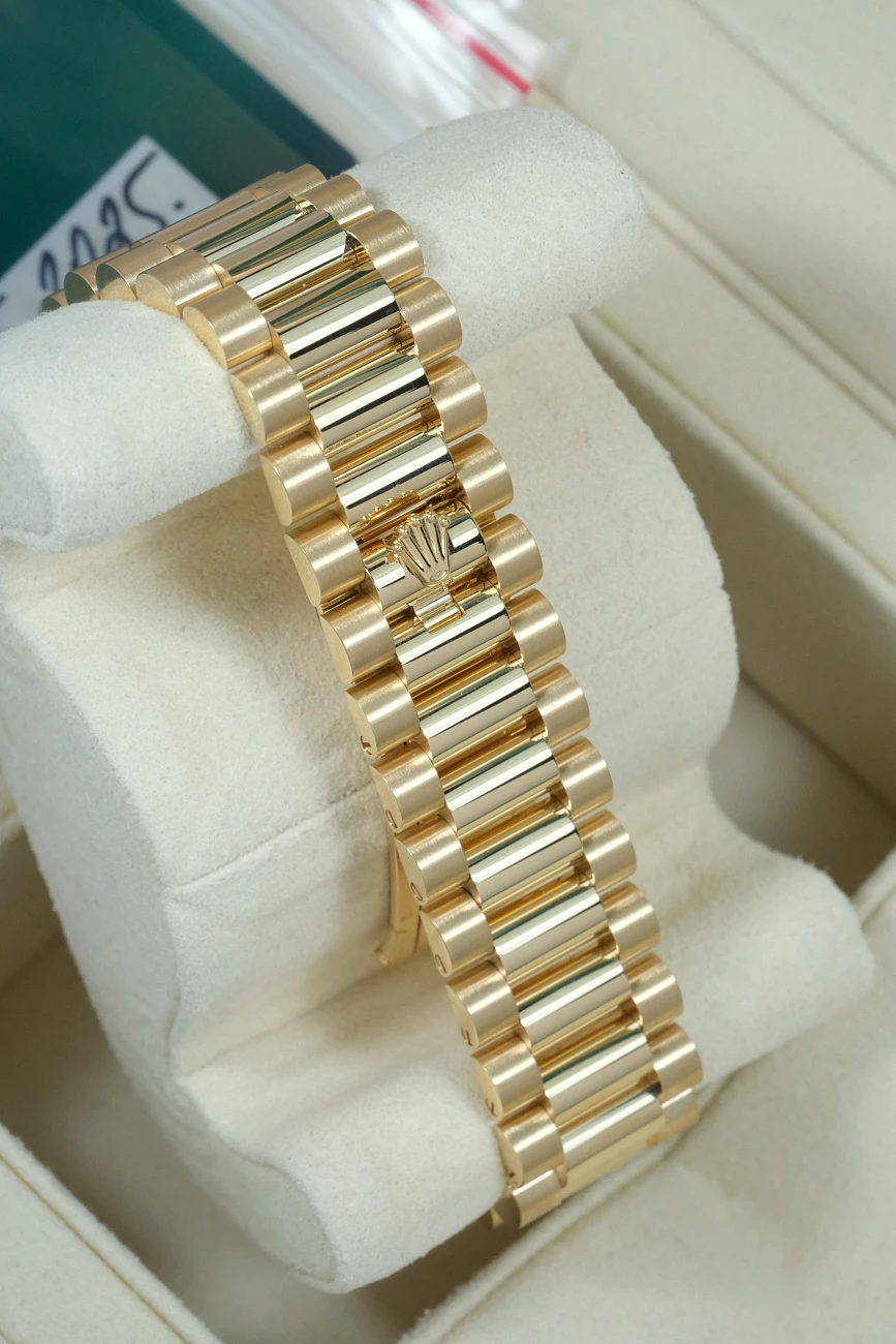 Часы Rolex  Day-Date 36Mm Yellow Gold Turquoise Dial  128238