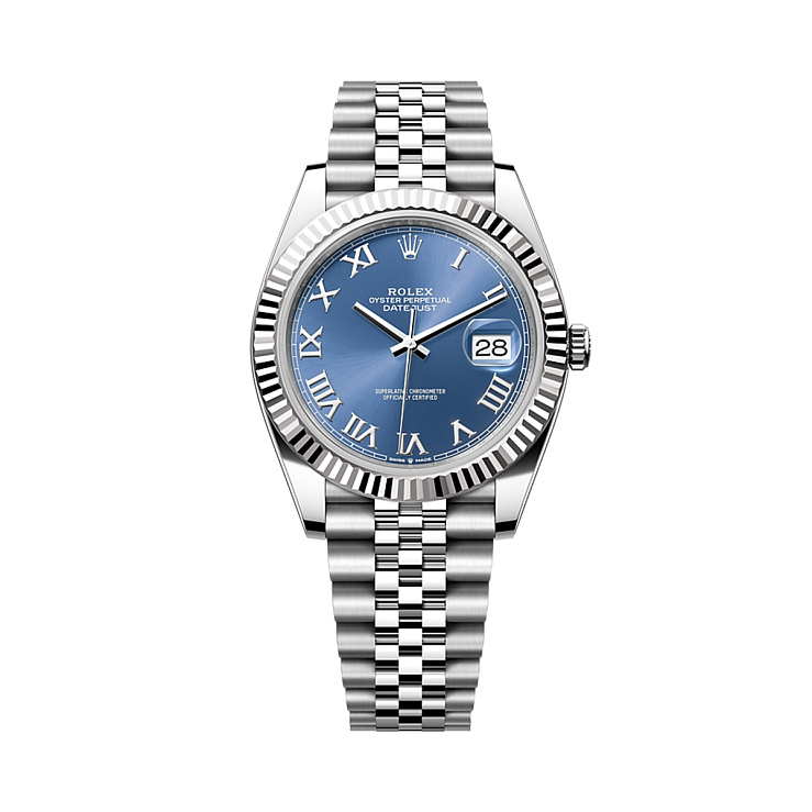 Часы Rolex  Datejust 41Mm Blue Azzurro  126334-0026