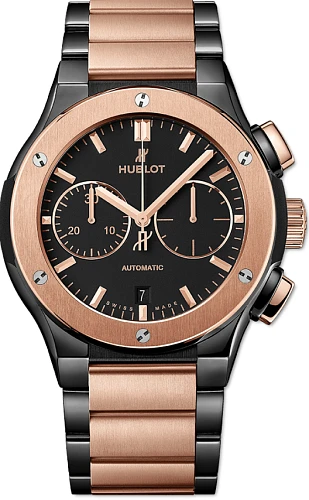Заказать Hublot  Classic Fusion Chronograph Ceramic King Gold Bracelet  520.CO.1180.CO