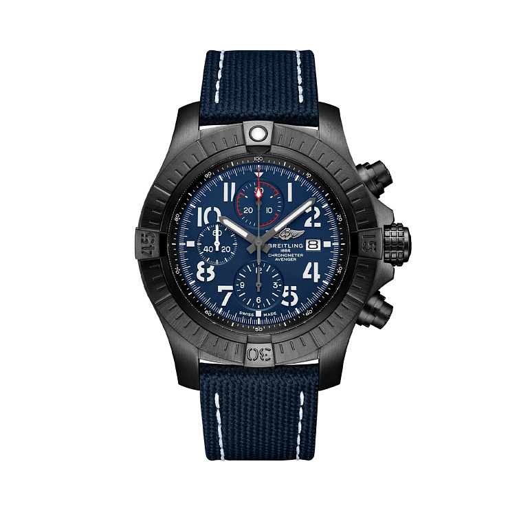 Часы Breitling  Super Avenger Chronograph 48 Night Mission  V13375101C1X1