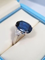 Украшение GIA  Кольцо с сапфиром 8,07 ct.   