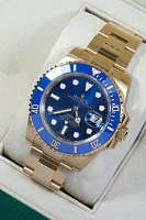 Часы Rolex  Submariner Yellow Gold Blue Discontiniued (Новые В Пленках)  116618LB