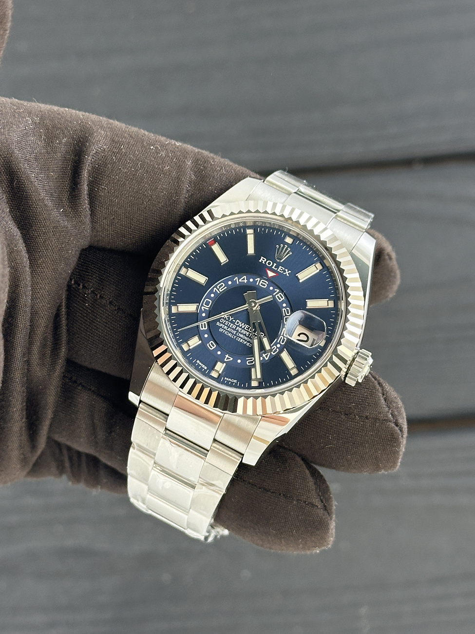 Часы Rolex  Sky-Dweller Steel Blue Dial  326934