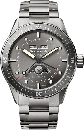 Заказать Blancpain  Fifty Fathoms Bathyscaphe Quantieme Complet Phases De Lune  5054 1210 98S