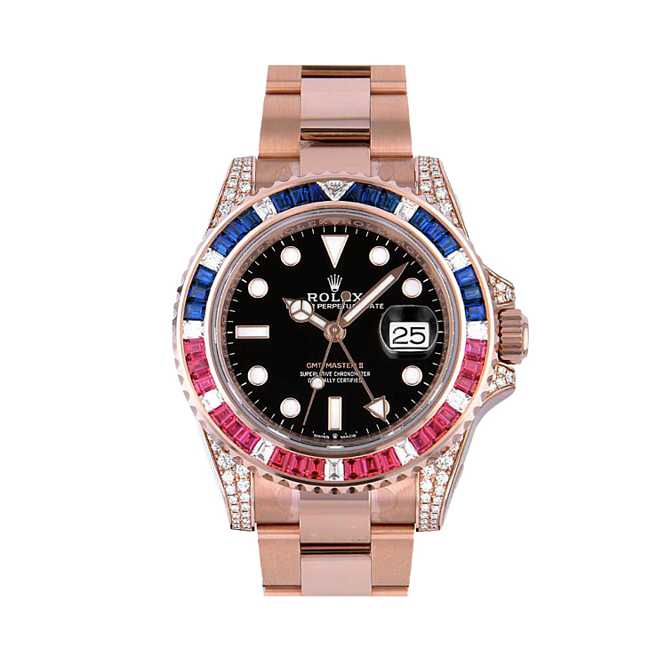 Часы Rolex  Gmt Master Ii 40Mm Everose Gold  126755SARU