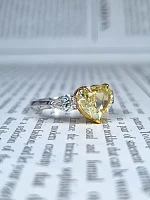 Украшение GIA  Кольцо с бриллиантом 5,01 ct. U To V Range/VS2   