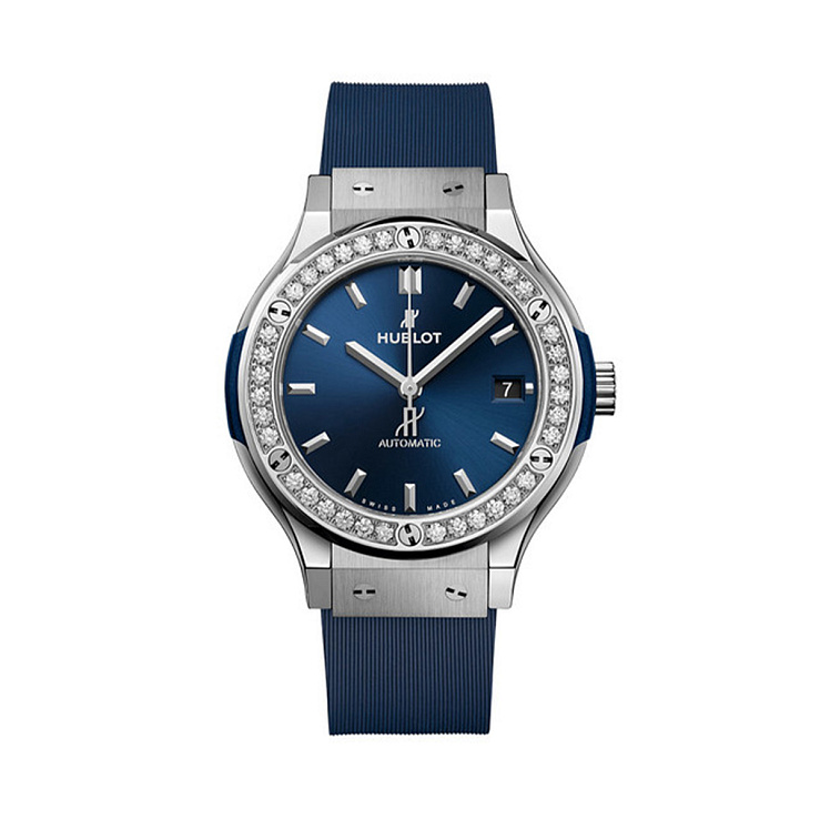 Часы Hublot  Classic Fusion Titanium Diamonds 38 Mm  565.NX.7170.RX.1204