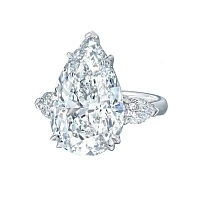 Украшение No Name  Кольцо 10,04 ct. F/VVS2 Laboratory Grown Diamond   