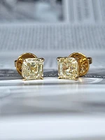 Украшение GIA  Серьги 2,51/2,51 ct. U to V/VS1 (Asscher cut)   