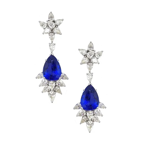 Украшение Arte Dior  Серьги С Танзанитами   