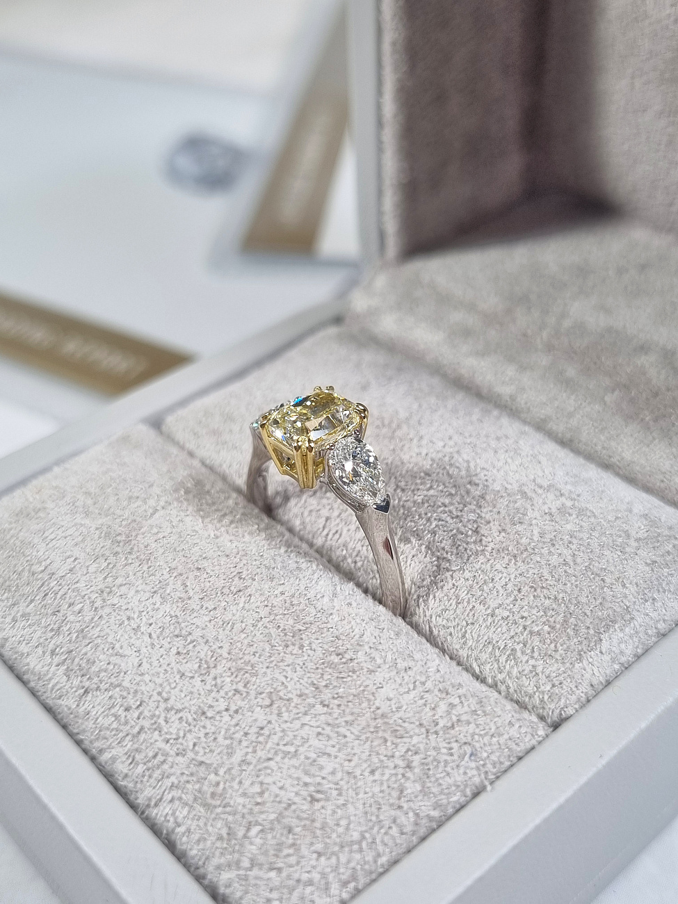 Украшение NO NAME  Кольцо С Бриллиантом 1,51 Ct. W To X Range/Vs2   