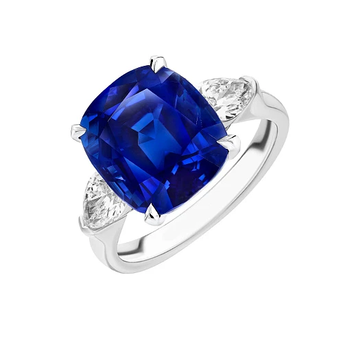 Украшение GRS GemResearch Swisslab  Кольцо с сапфиром 17,62 сt. "Royal Blue"   