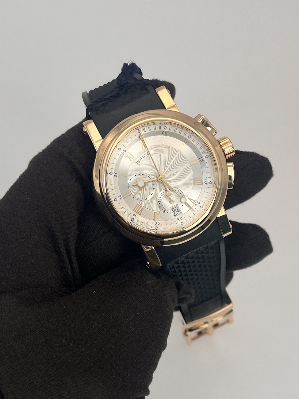 Часы Breguet  Marine Chronograph Rose Gold  5827BR/12/5ZU