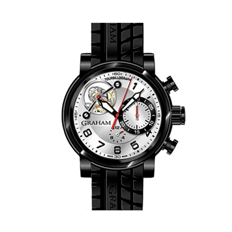 Часы Graham  Tourbillograph Trackmaster Black  2TWTB.S02A.K47D