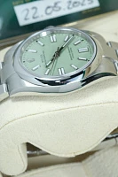 Часы Rolex  Oyster Perpetual 41 Mm Pistachio Dial New Model  134300-0006
