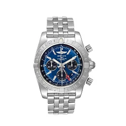 Breitling Chronomat 44 mm GMT Steel Blue Dial