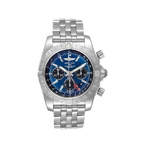Часы Breitling  Chronomat Evolution 44Mm Gmt Steel Blue Dial  AB042011/C851-375A
