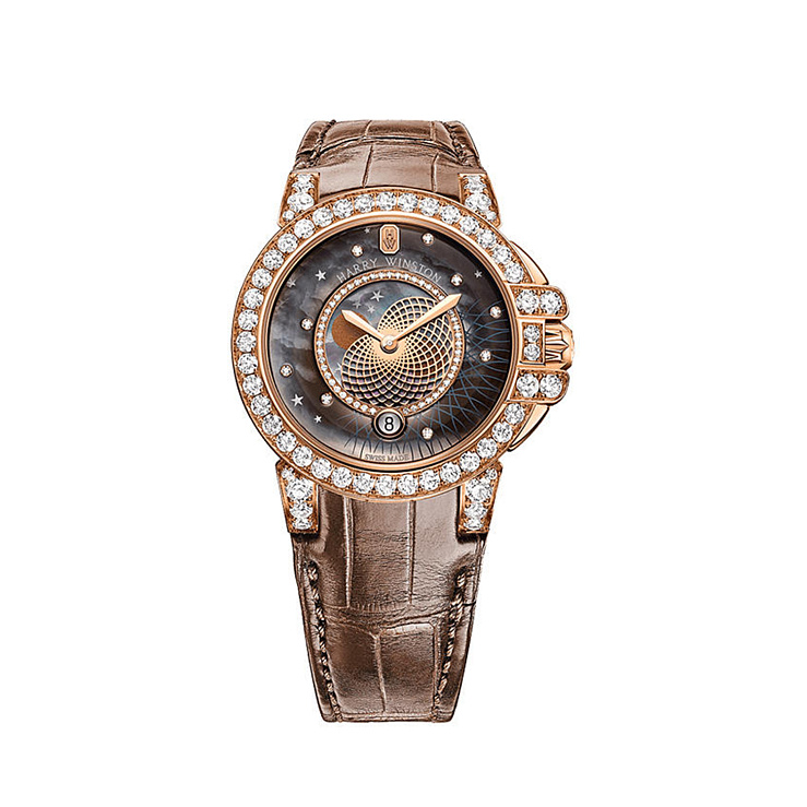 Часы Harry Winston  Ocean Moon Phase 36 Mm  OCEQMP36RR026