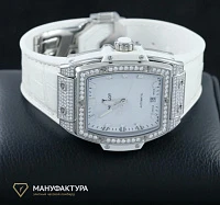 Часы Hublot  Spirit Of Big Bang 39 Titanium Diamonds Paved White  665.NE.2010.LR.1604