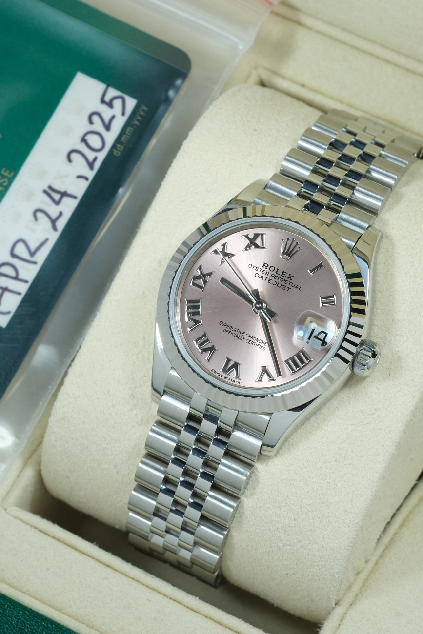 Часы Rolex  Datejust 31Mm Pink Dial Roman Index  278274-0020