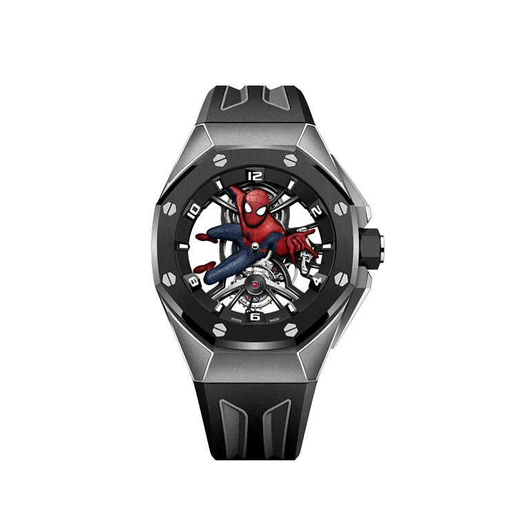 Часы Audemars Piguet  Marvel Royal Oak Concept Spyder-Man Tourbillon 42 Mm  26631IO.OO.D002CA.01