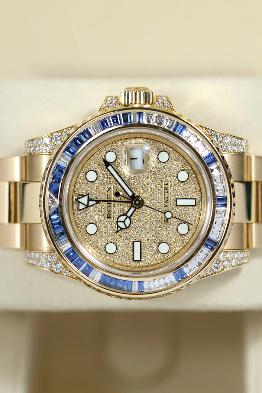 Часы Rolex  Rolex GMT Master II Sapphires Diamonds   116758SA